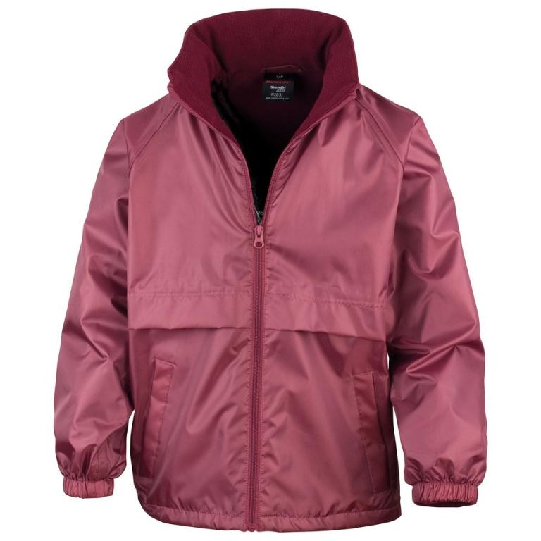 Core junior microfleece lined jacket Burgundy