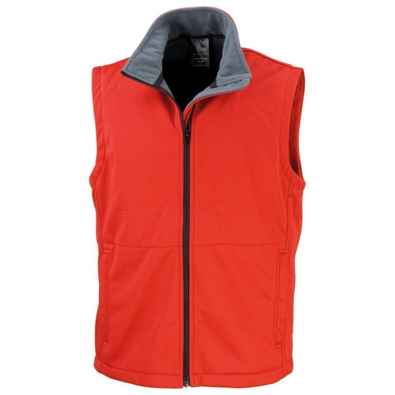 Core softshell bodywarmer Red