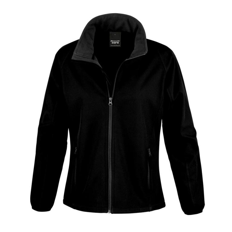 Women's Core printable softshell jacket Black/Black