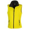 Women's printable softshell bodywarmer Yellow/Black