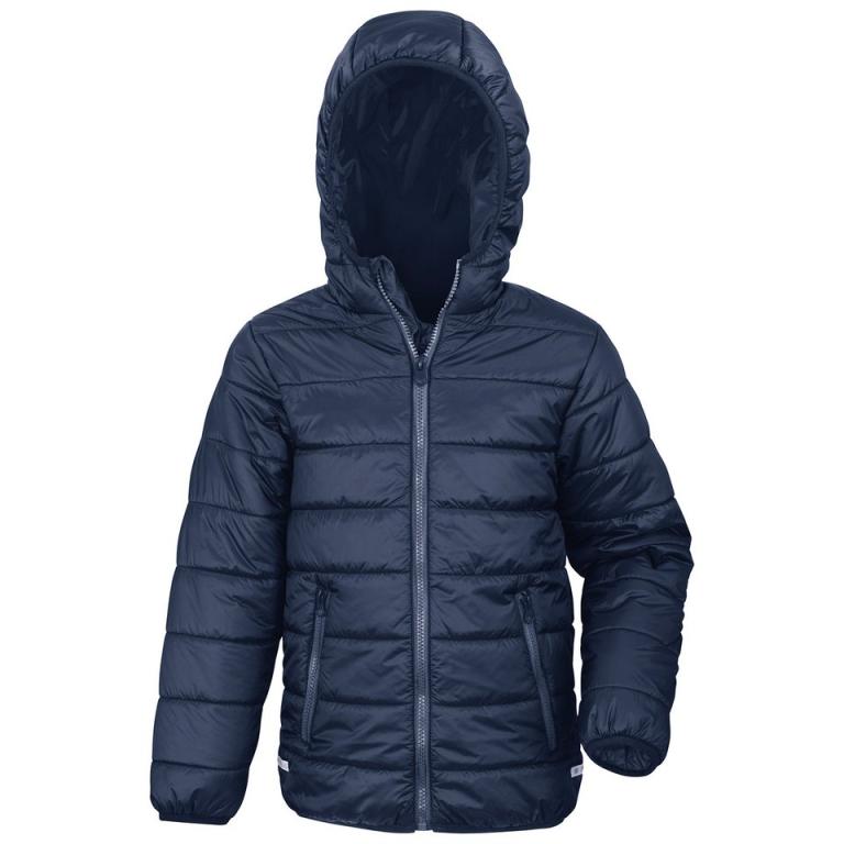 Core junior soft padded jacket Navy