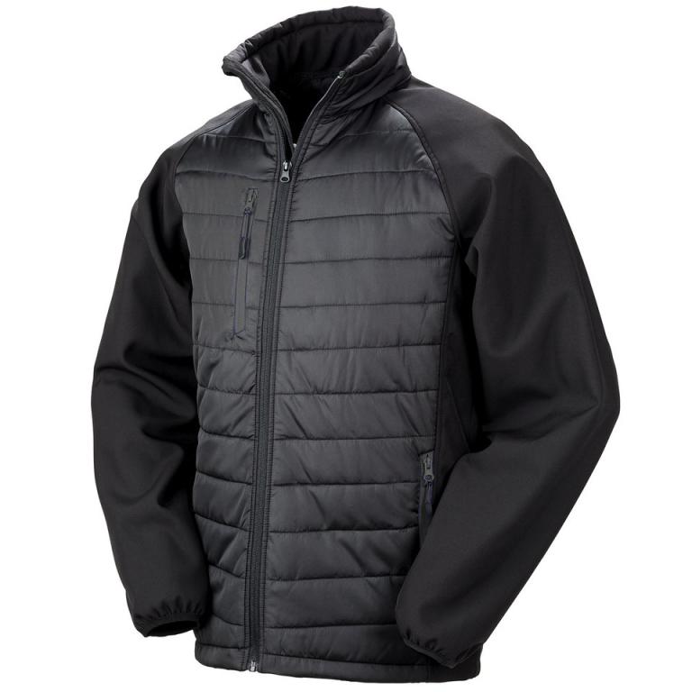 Black compass padded softshell jacket Black/Black