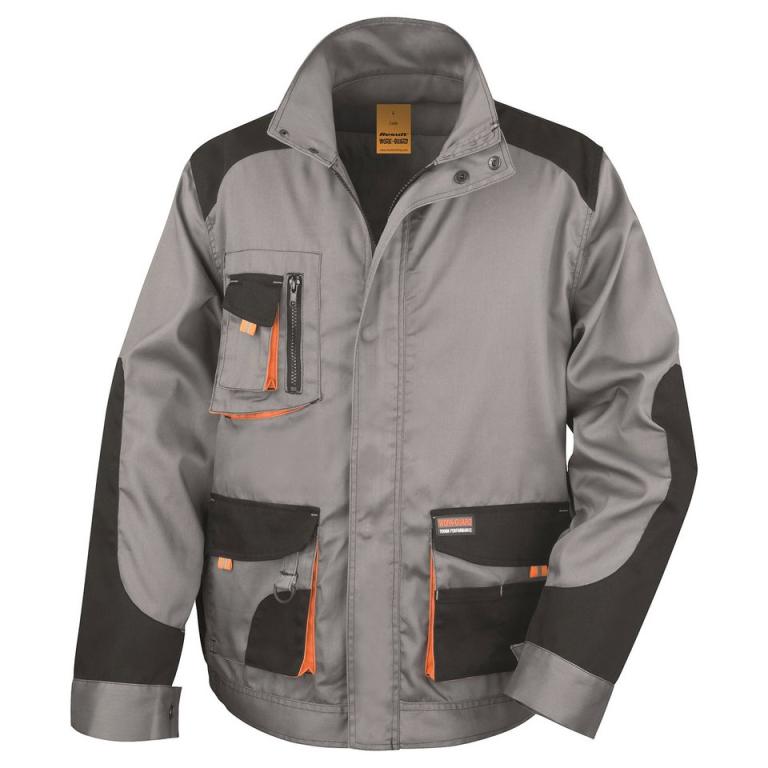 Work-Guard lite jacket Grey Black/Orange