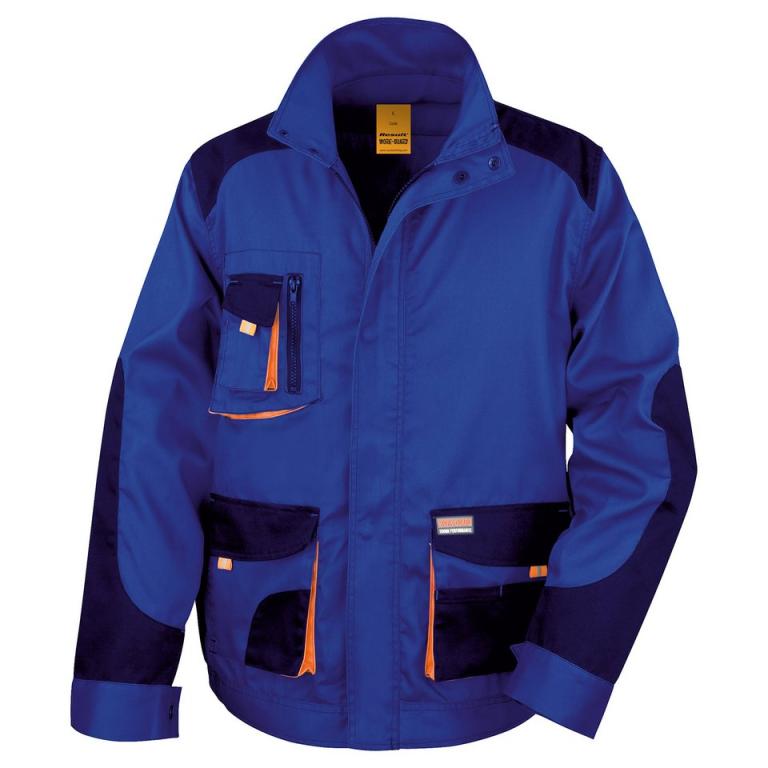 Work-Guard lite jacket Royal/Navy/Orange