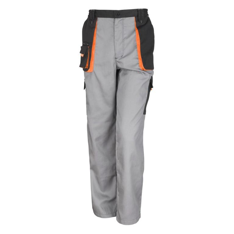 Work-Guard lite trousers Grey/Black/Orange