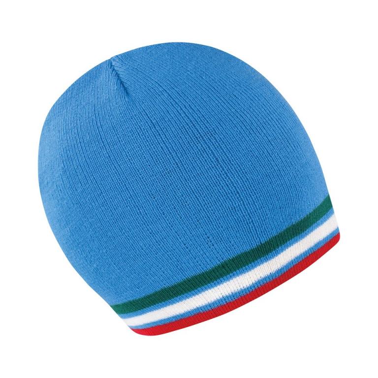 National beanie Blue/Green/White/Red