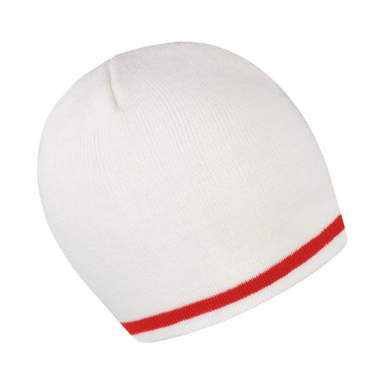 National beanie White/Red