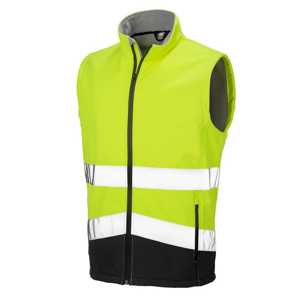 GILET FLUO SOFTSHELL