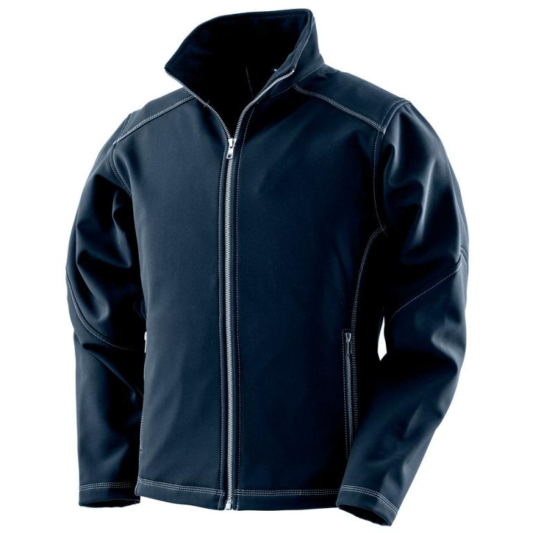 Women's treble stitch softshell Navy