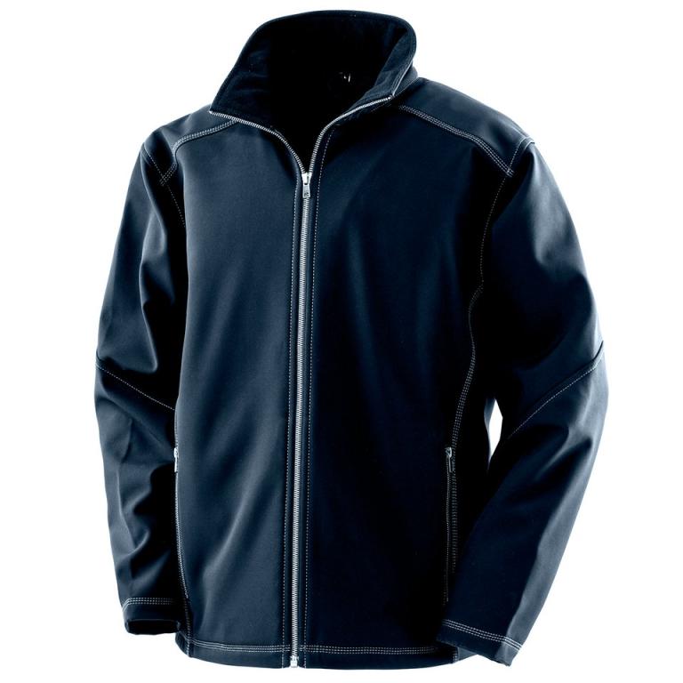 Treble stitch softshell Navy