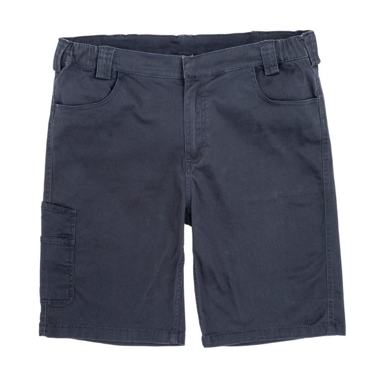 Super-stretch slim chino shorts Navy