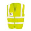 Heavy duty polycotton security vest Fluorescent Yellow