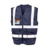 Heavy duty polycotton security vest Navy