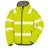 Recycled ripstop padded safety jacket Fluorescent Yellow