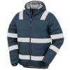 Recycled ripstop padded safety jacket Navy