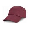 Junior low-profile cotton cap Burgundy