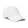 Junior low-profile heavy brushed cotton cap White