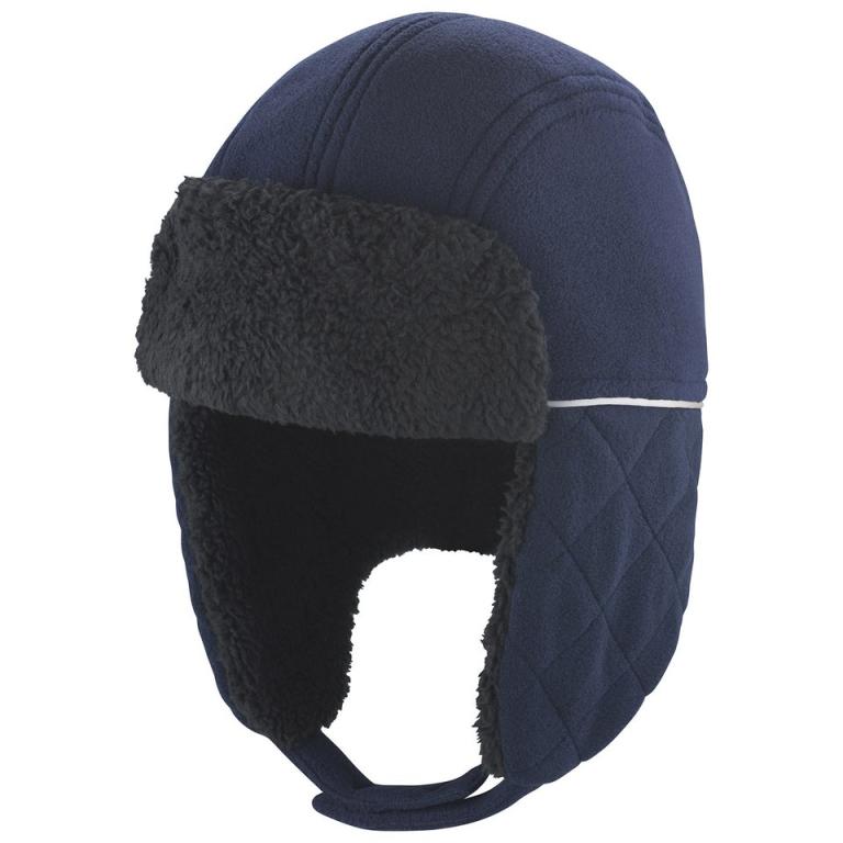 Ocean trapper hat Navy/Black