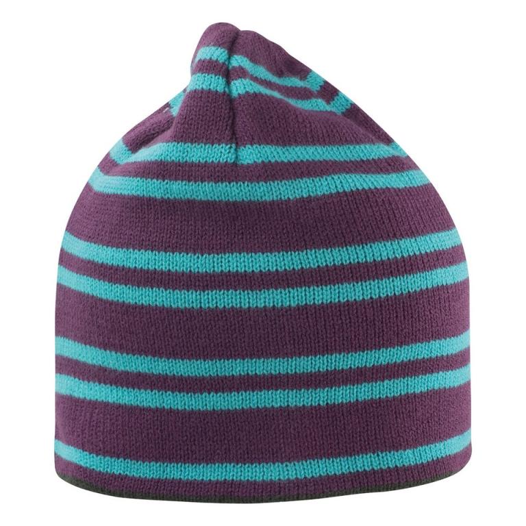 Team reversible beanie Plum/Turquoise/Grey