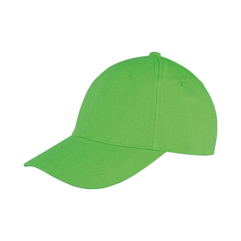 Memphis 6-panel brushed cotton low profile cap Lime