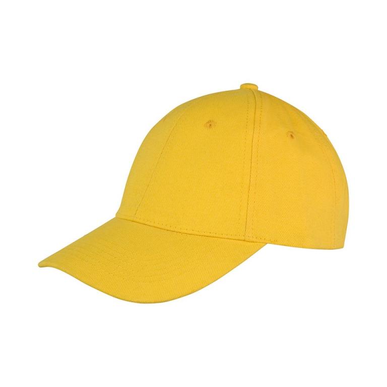 Memphis 6-panel brushed cotton low profile cap Yellow