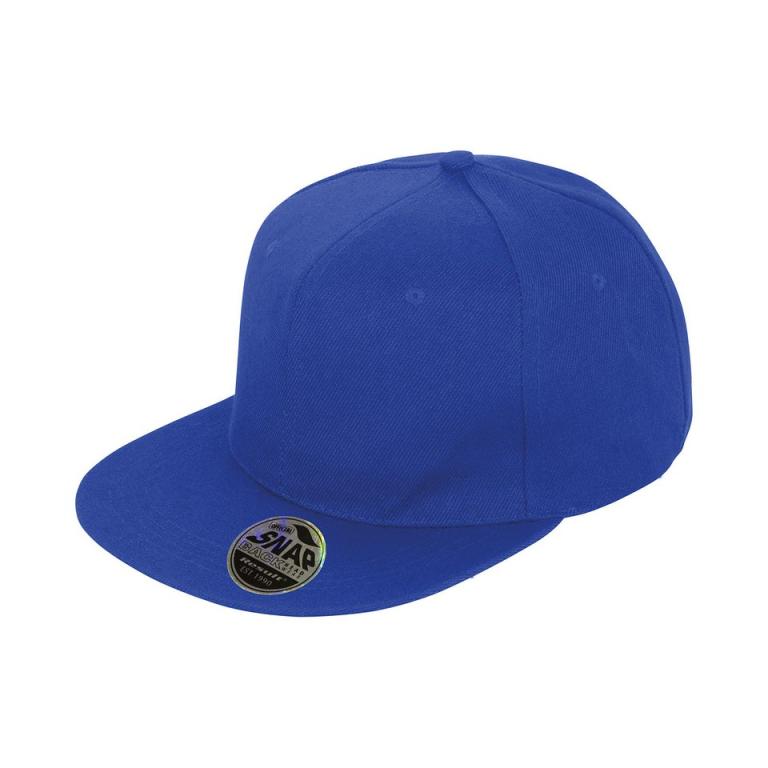 Bronx original flat peak snapback cap Sapphire Blue