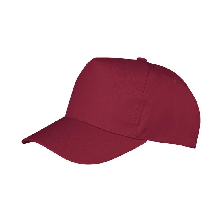 Boston junior 65/35 polycotton cap Burgundy