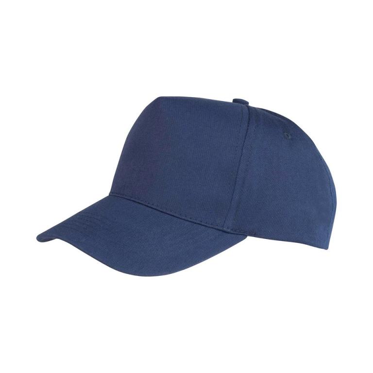 Boston junior 65/35 polycotton cap Navy