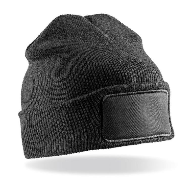 Recycled ThinsulateTM printers beanie Black