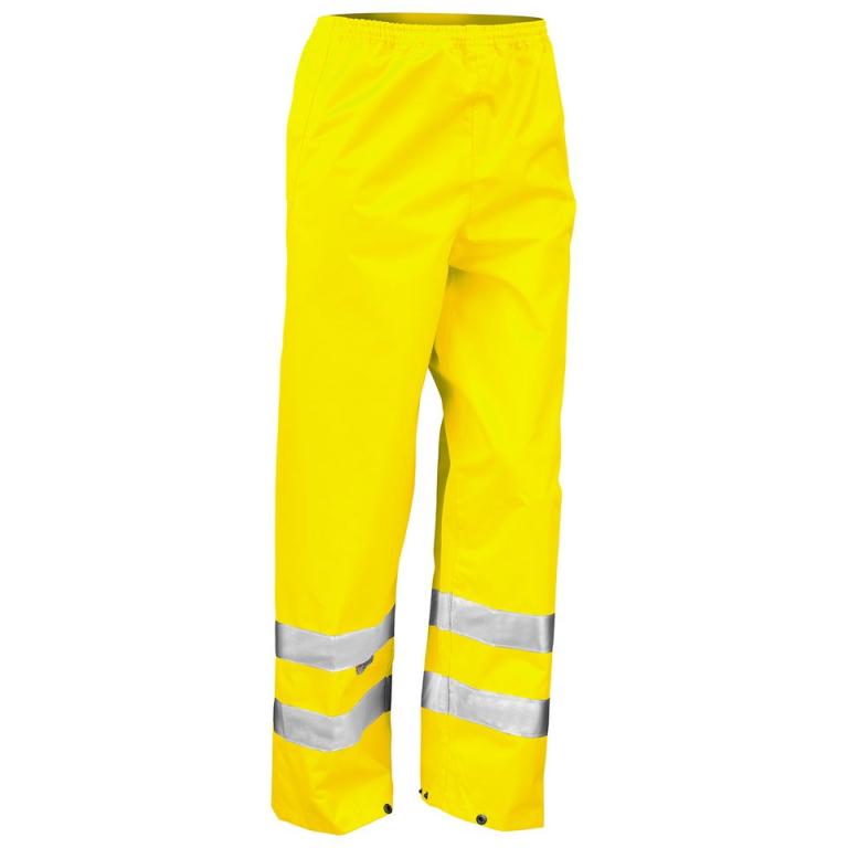 Safety high-viz trousers Fluorescent Yellow