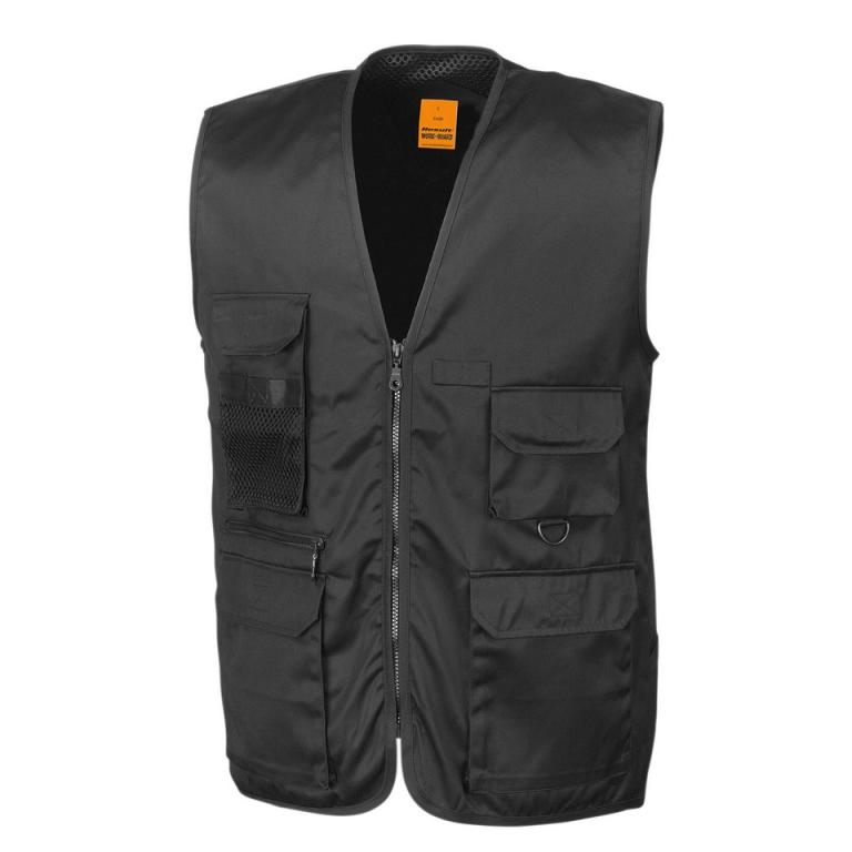 Adventure safari waistcoat Black