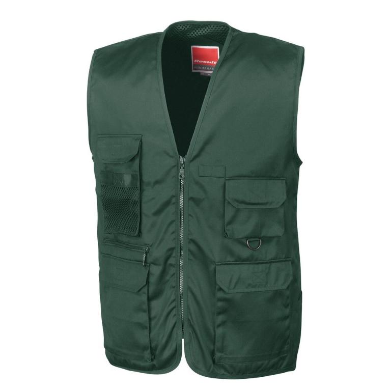 Adventure safari waistcoat Lichen Green