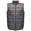 Firedown down-touch bodywarmer Seal Grey/Black