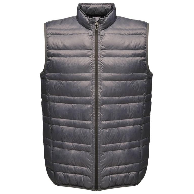 Firedown down-touch bodywarmer Seal Grey/Black