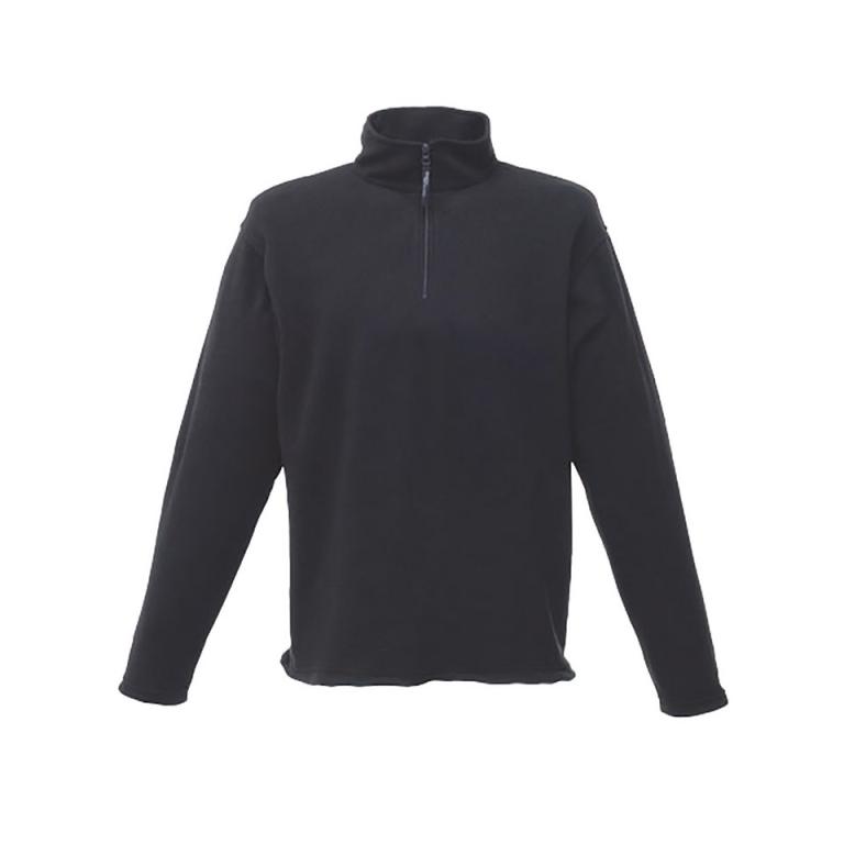 Zip-neck microfleece Seal Grey