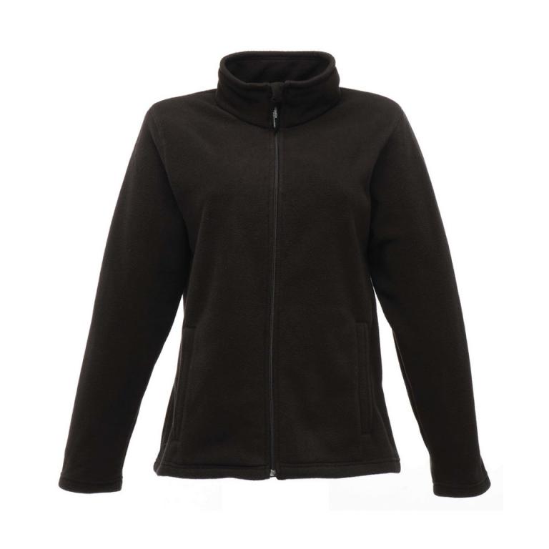 Women's full-zip microfleece Black