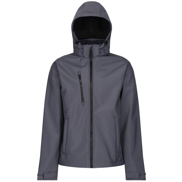 Venturer 3-layer hooded softshell jacket Seal Grey/Black