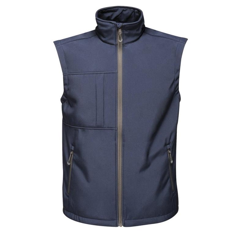 Octagon 3-layer bodywarmer Navy/Seal Grey