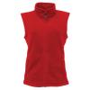 Women's microfleece bodywarmer Classic Red