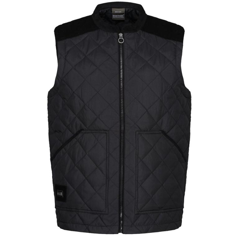 Moreton diamond quily gilet Black