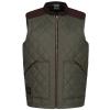 Moreton diamond quily gilet Dark Khaki