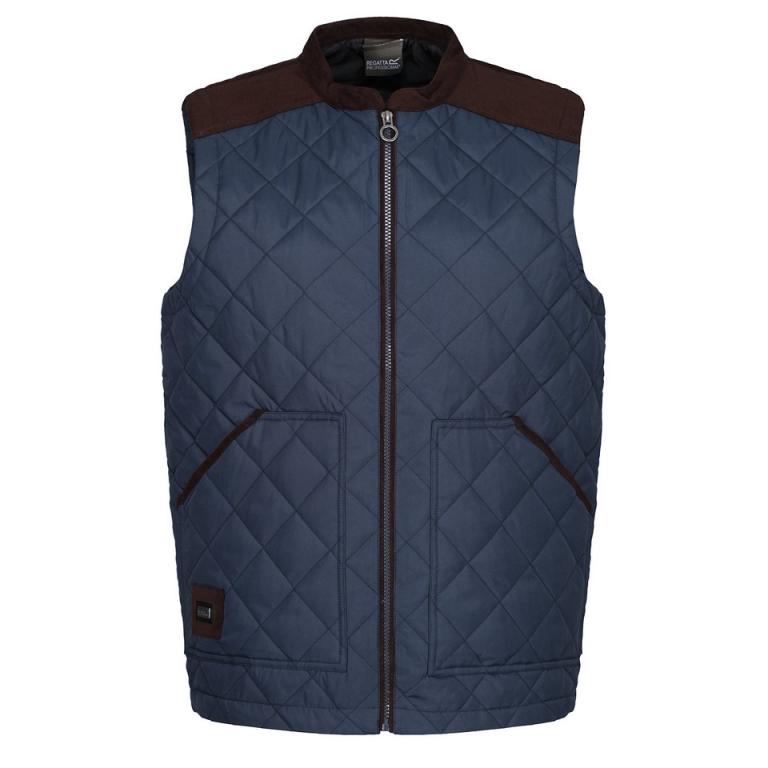 Moreton diamond quily gilet Navy