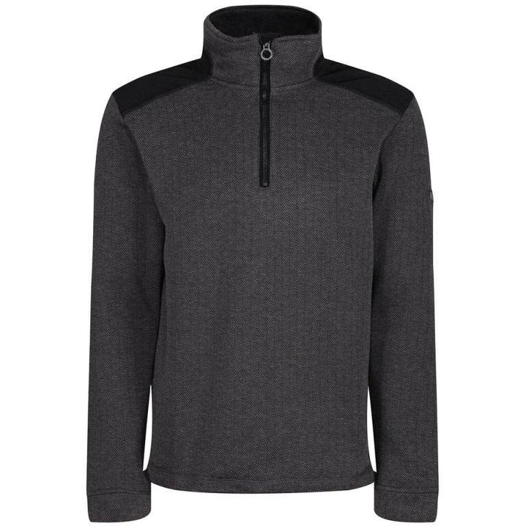 Holbeck half zip fleece Black