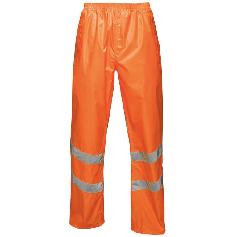 Hi-vis pro pack-away trousers Orange