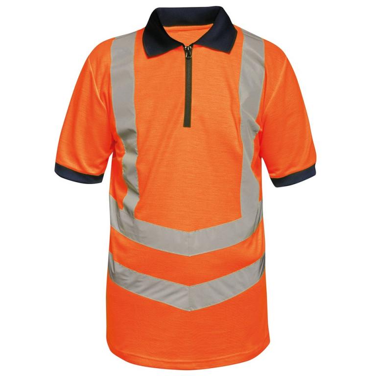 Hi-vis pro polo Orange/Navy