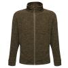 Thornly full-zip marl fleece Dark Khaki Marl