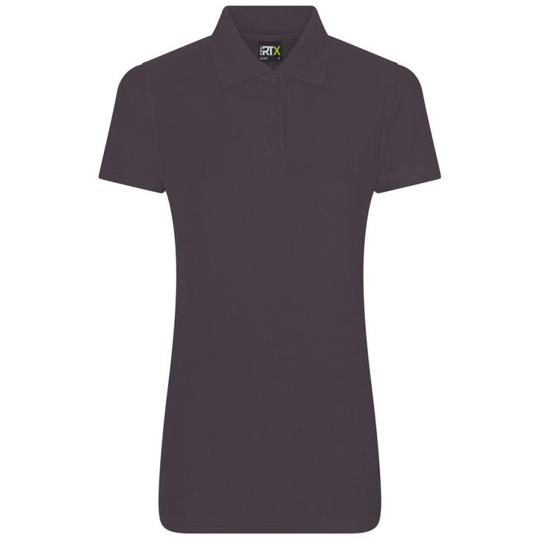 Women's pro polo Solid Grey