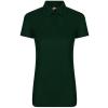 Women's pro polyester polo Bottle Green