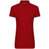 Women's pro polyester polo Red