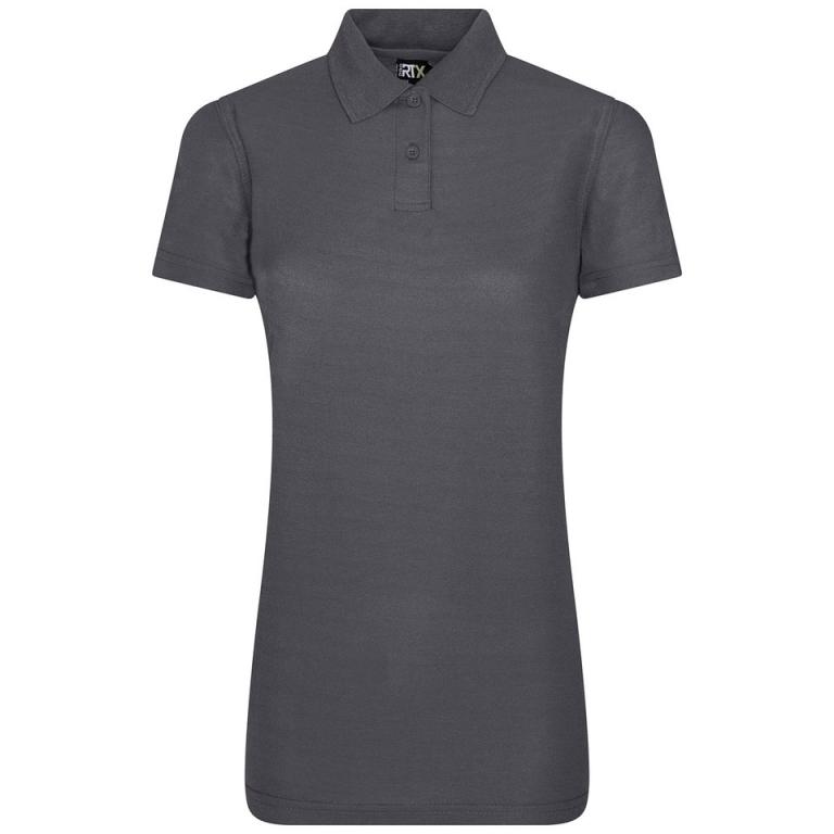 Women's pro polyester polo Solid Grey